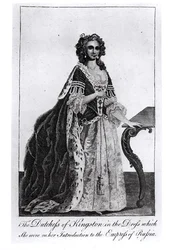 The Duchess of Kingston in the Dress Which She Wore on Her Introduction to the Empress of Russia